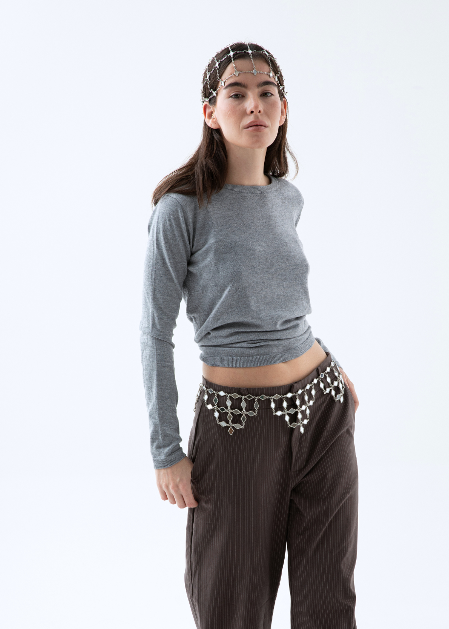 CINTURÓN KANHK PLATA