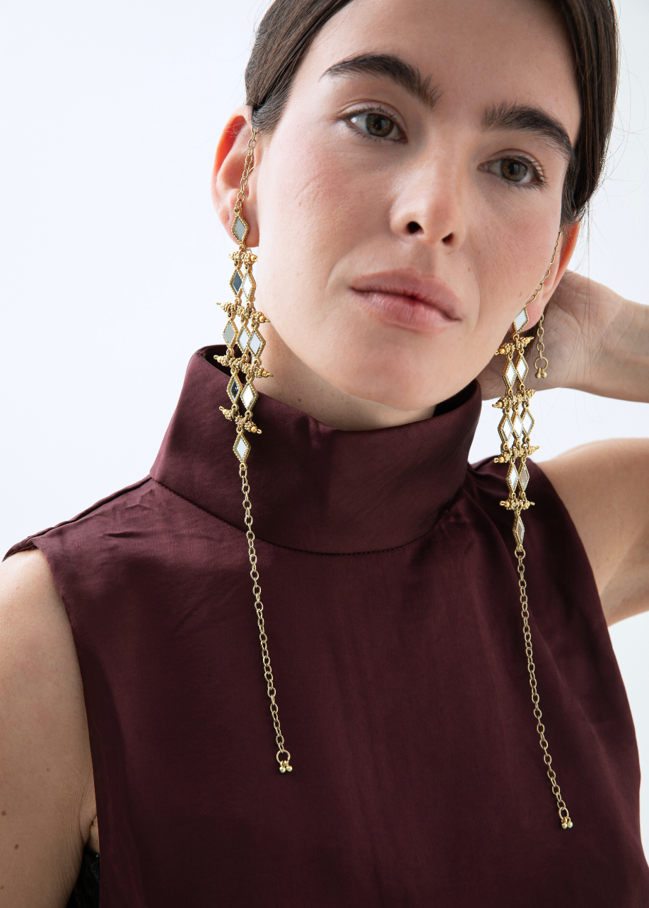 PENDIENTES KANHK PLATA