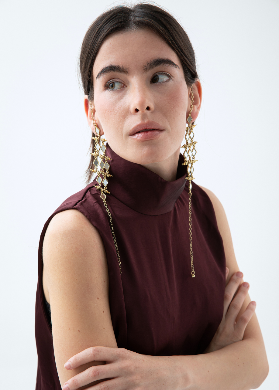 PENDIENTES KANHK ORO